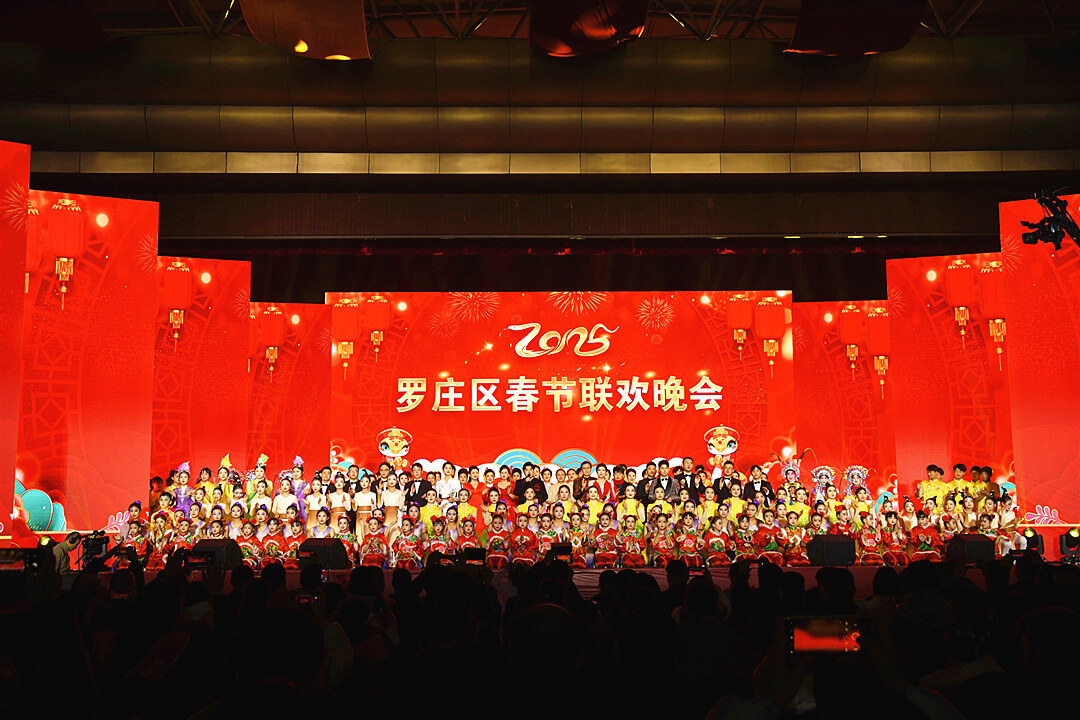 金蛇贺岁迎新春 2025年罗庄区春节联欢晚会精彩绽放